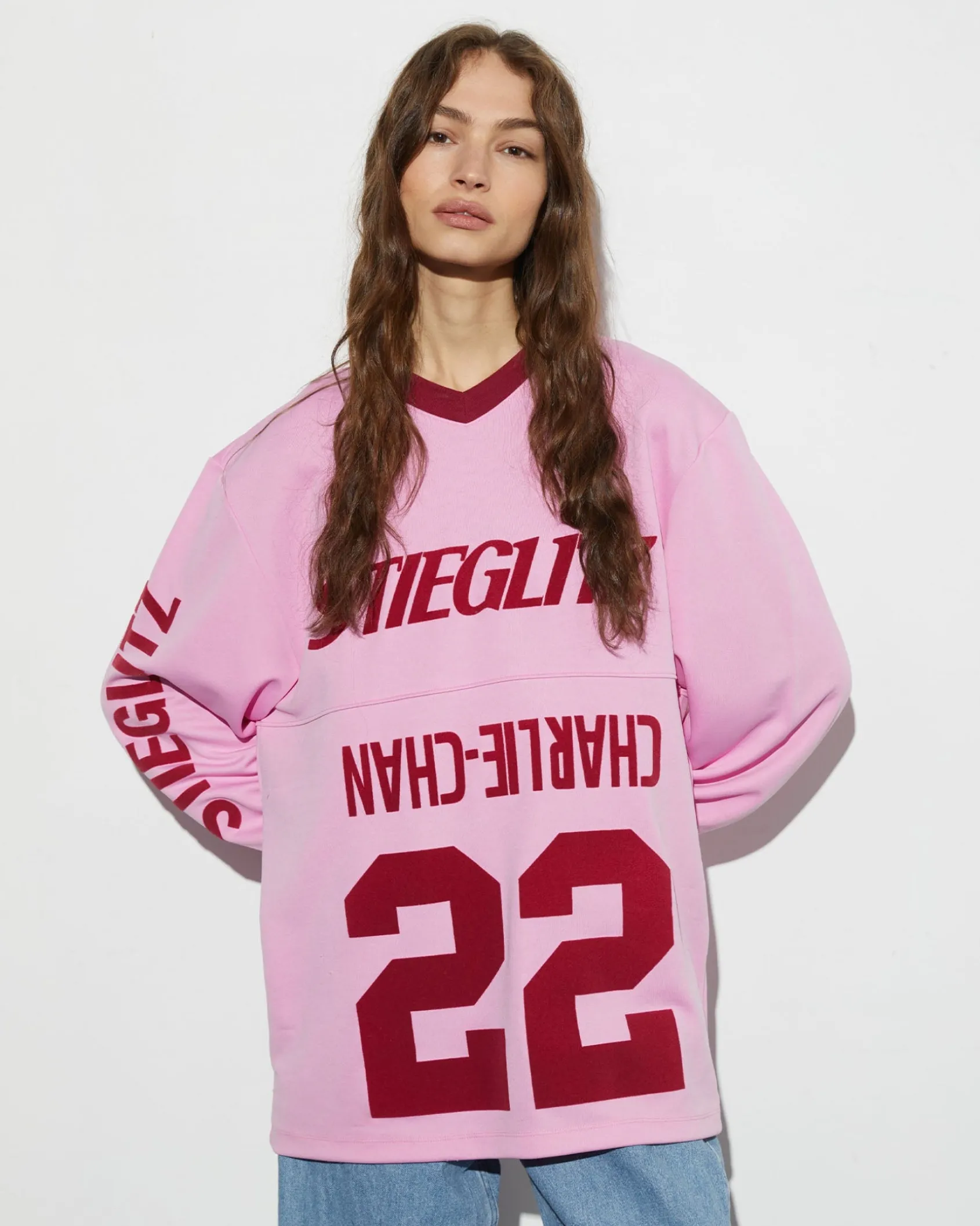 azul_skate_tshirt__pink_0.webp Online STIEGLITZ Azul Skate T-shirt | Pink