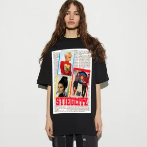 Shop STIEGLITZ Dunja Oversized T-shirt | Black