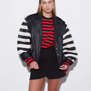 Discount STIEGLITZ Leather Gael Biker Jacket | Black