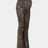 Cheap STIEGLITZ Leopard Maternity Flared Broek | Brown