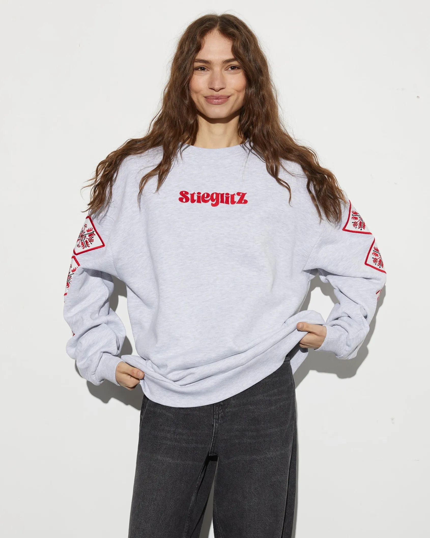 silvi_sweater__melange_gr_1.webp Outlet STIEGLITZ Silvi Sweater | Melange Grey