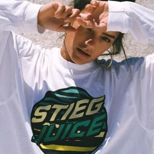 Cheap STIEGLITZ Stieg Juice Skate Longsleeve | White