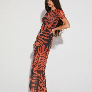 Shop STIEGLITZ Tais Mesh Jurk | Orange
