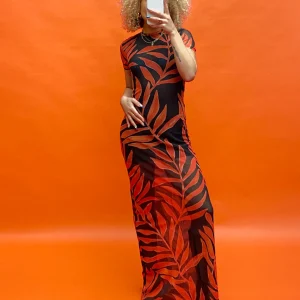 Shop STIEGLITZ Tais Mesh Jurk | Orange