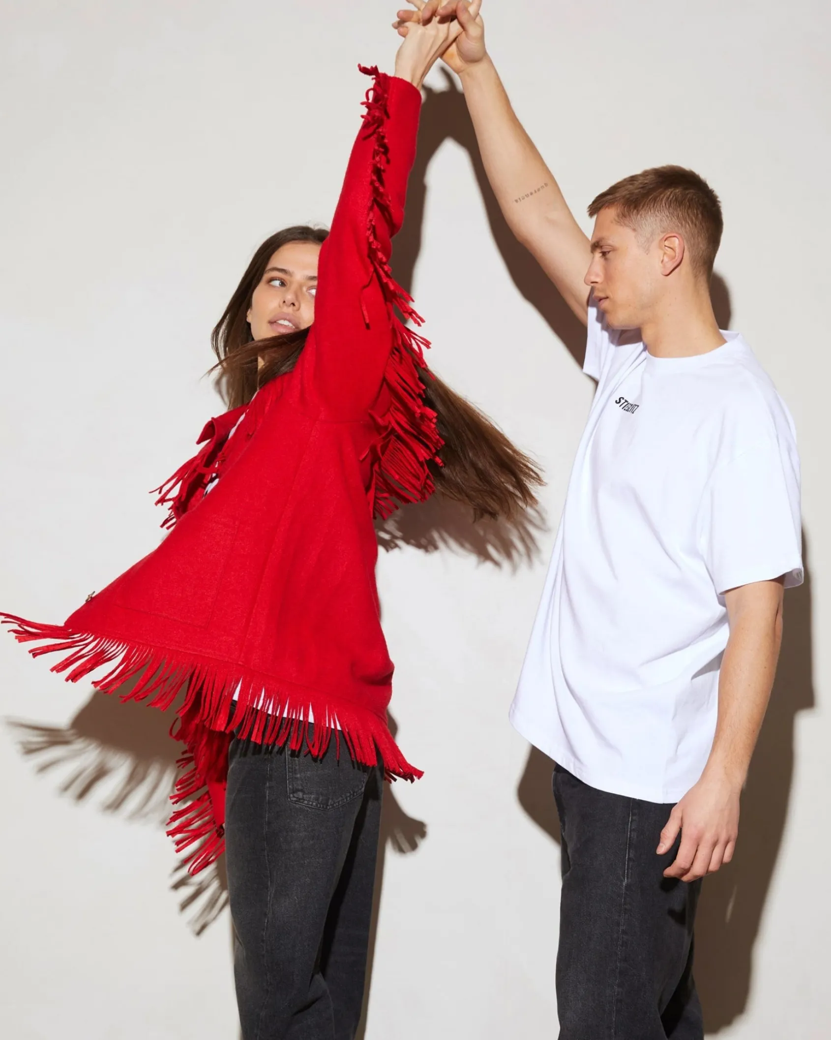 wool_fringe_jacket__red_1.webp Sale STIEGLITZ Wool Fringe Jacket | Red