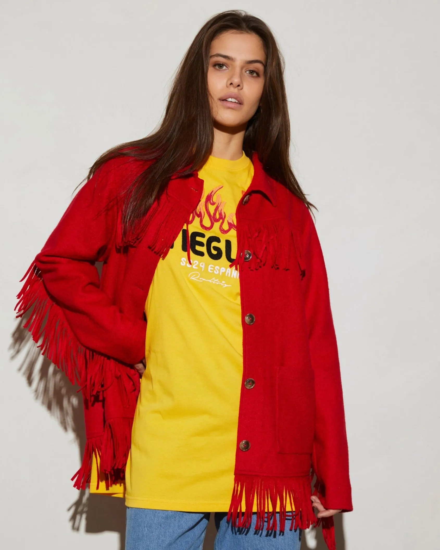 wool_fringe_jacket__red_4.webp Sale STIEGLITZ Wool Fringe Jacket | Red