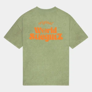 Fashion STIEGLITZ World Of Stieg Oversized T-shirt | Green