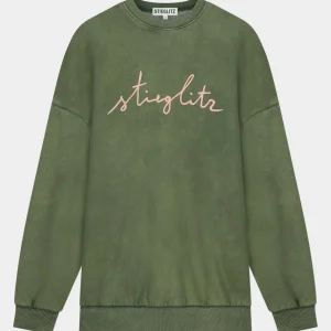 Shop STIEGLITZ Worn Out Sweater | Green