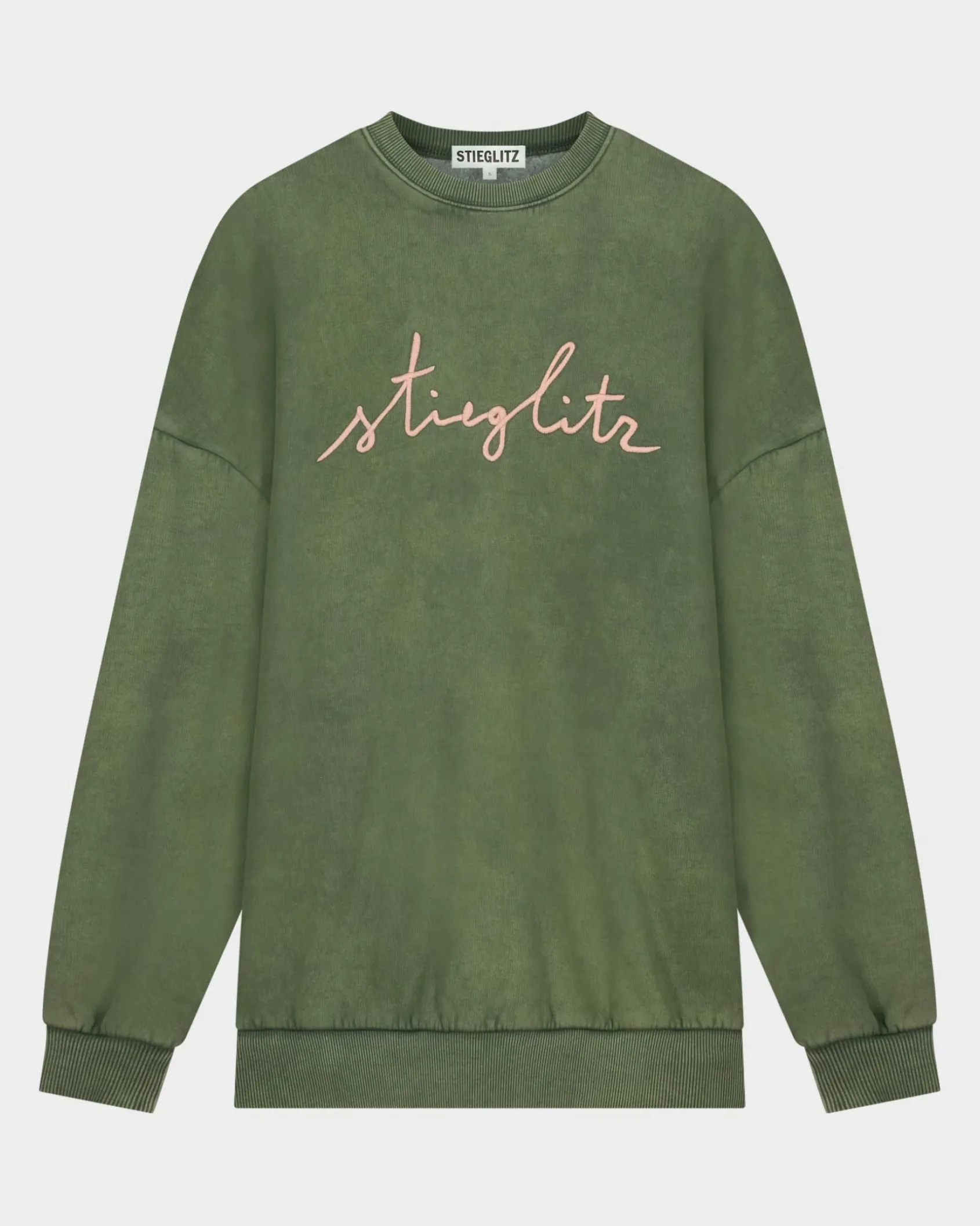 worn_out_sweater__green_0.webp Shop STIEGLITZ Worn Out Sweater | Green