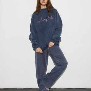 Flash Sale STIEGLITZ Worn Out Sweater | Washed Blue